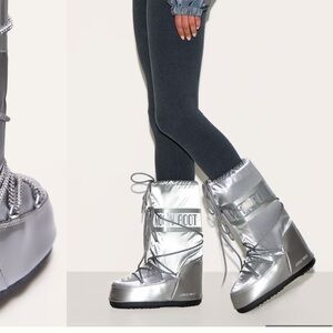 Moon Boot Women's Icon Glance Cold Weather Boots 39/41 NEW WITH BOX